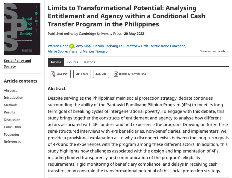 SocialPolicy&Society tweet media