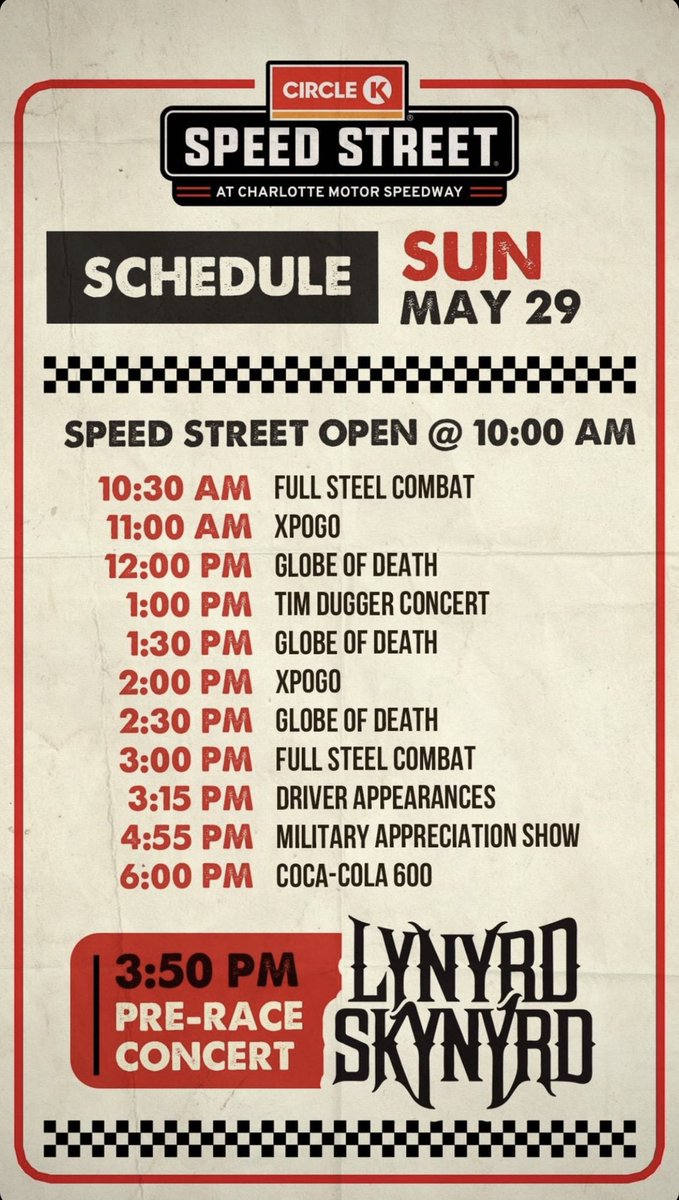 Going to be a great weekend at <a href="/CLTMotorSpdwy/">Charlotte Motor Speedway</a>!