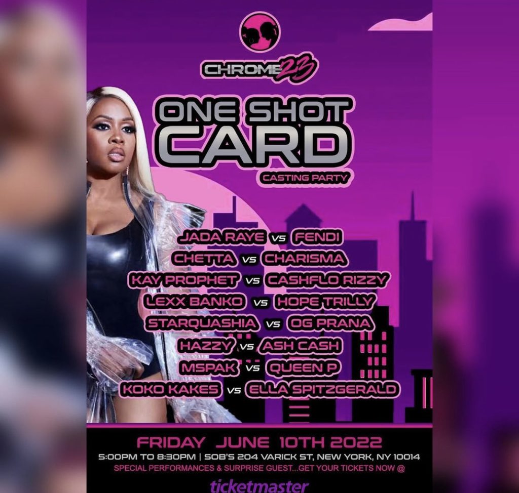 LTBRpodcast's tweet photo. Chrome 23 announces their One Shot card on June 10th ! @ChromeTwenty3 https://t.co/kYzWRmphXn