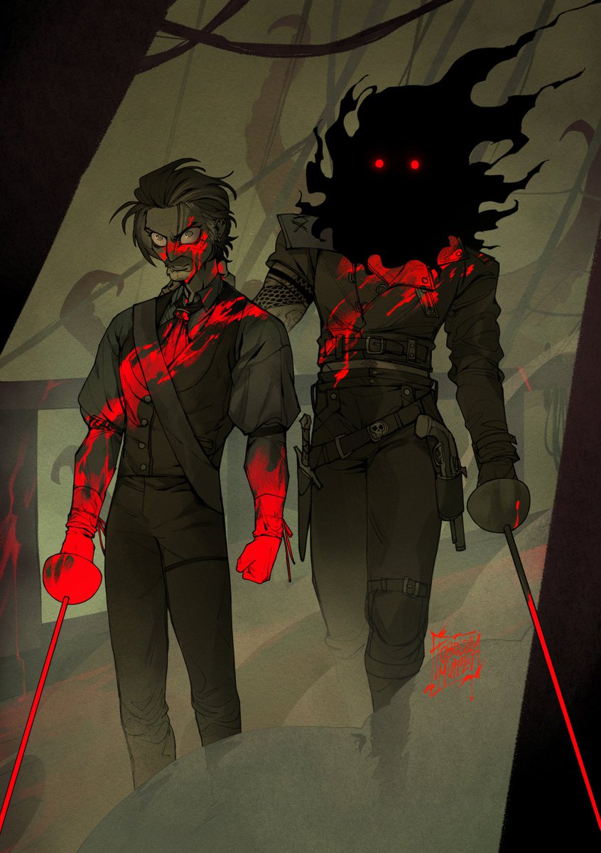 It takes two (to create a legend)

#izzyhands #blackbeard #OurFlagMeansDeath 🏴‍☠️