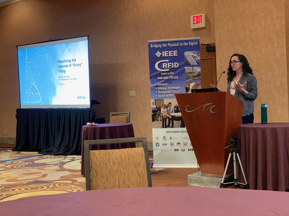 Impinj's tweet photo. @Impinj's @megbrewster recently talked about the @IEEECRFID and @RAINRFID  prize challenge which seeks to realize the "internet of every thing" by linking physical items to their digital twins. 

Join the next live Q&amp;A on May 25 at 6 a.m. PDT. Learn more: https://t.co/sH0GUxwlOb https://t.co/OJLkRQIL9V
