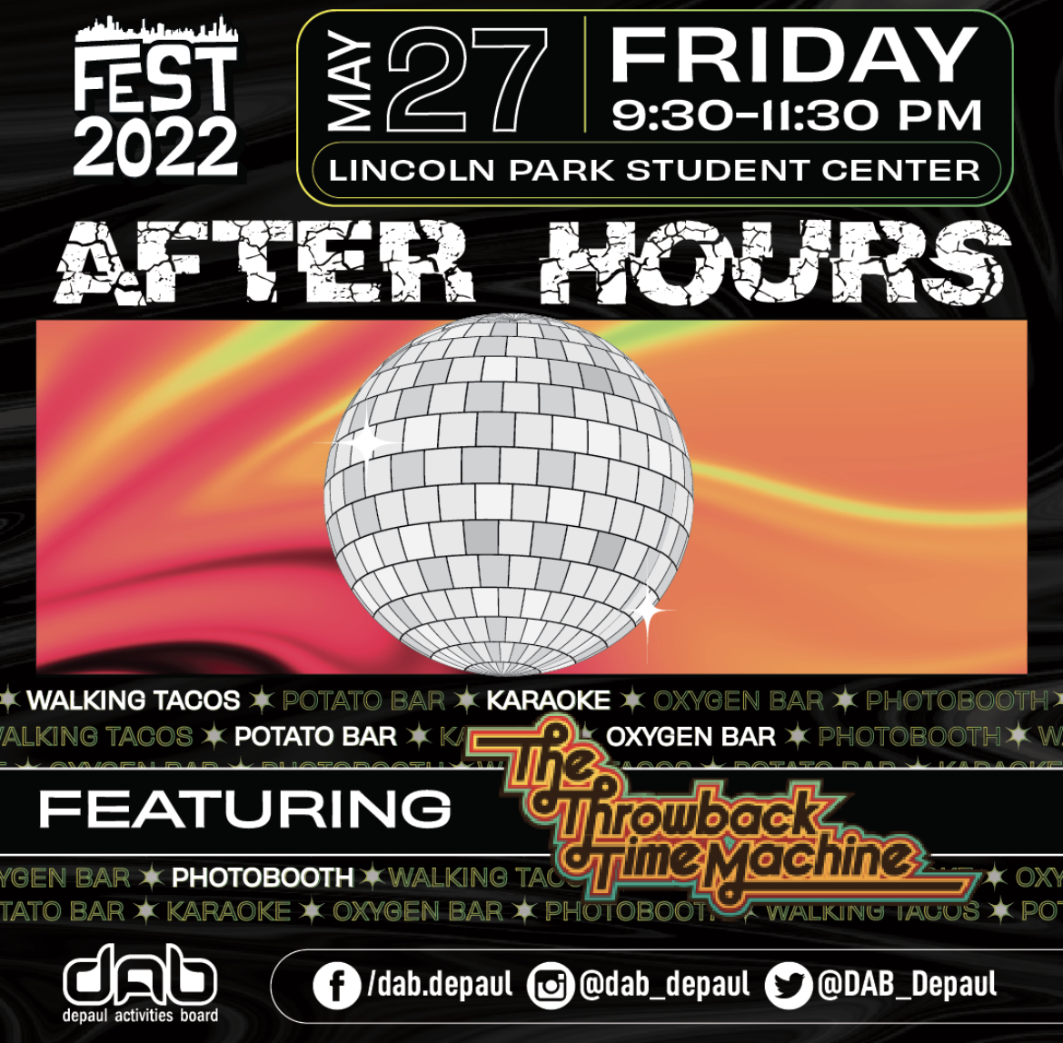 Heading to FEST and wanting to party after the concert? Come to the student center straight after the show for a live DJ, karaoke, food, and more! 

✨✨✨✨✨✨✨✨✨✨✨✨

#depaulactivitiesboard #dabspringevents #depaulfest #festafterhours #depauluniversity #depaul