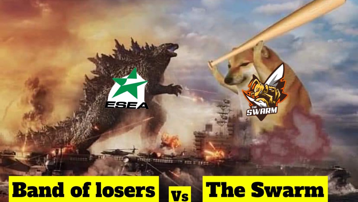 zofuCS's tweet photo. ❕🐝 We are headed to NUKE🐝❕
                   •TONIGHT 6PST • 
    @TheSwarmES vs Band of Losers        
     📺 https://t.co/lvB33lxkPF 6PST📺
                    ⚠️ De_Nuke⚠️
#TheSwarm #StillSwarmiN #Coach
#CSGO #Buzzin #ESEA #twitchstream https://t.co/EoUcM8Sg69