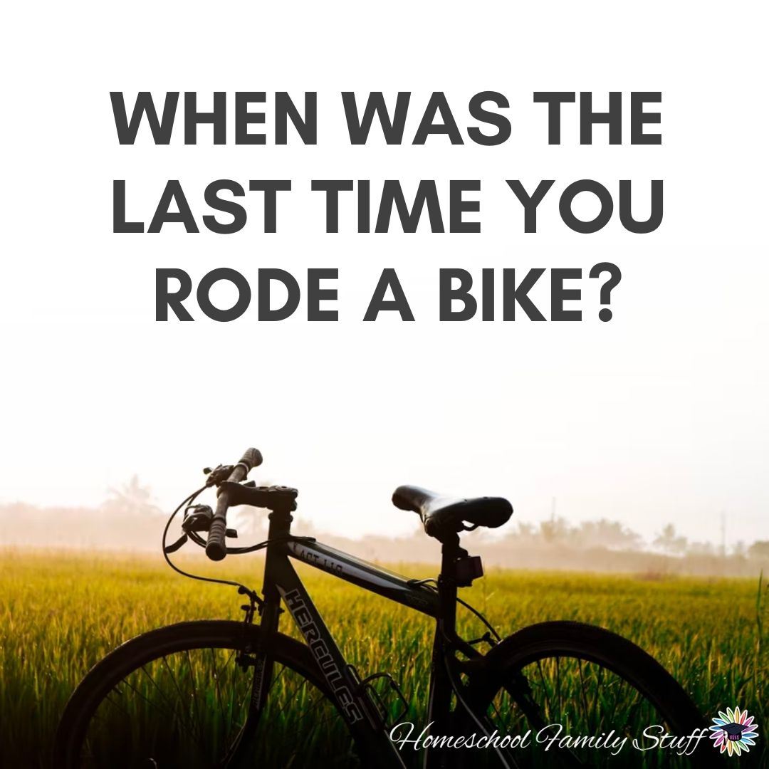 HSFamilyStuff's tweet photo. May is National Bike Month! When was the last time you rode a bike? 

#nationalbikemonth #bikes #bikeriding #homeschoolfamilystuff #homeschool #homeschooling #momlife #homeschoollife #schoolisdone #effort #believe #goforit #success https://t.co/v2ajKZPMHH