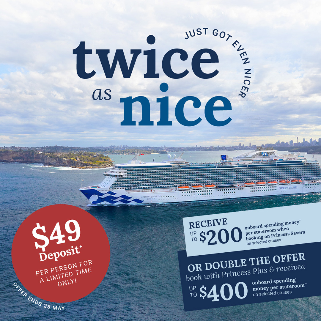 HootCruises's tweet photo. P&amp;O Cruises $1 deposits are back with Free Spending Money includes School Holidays cruises - https://t.co/nRngQpca3j https://t.co/oIFSnr6MlE
