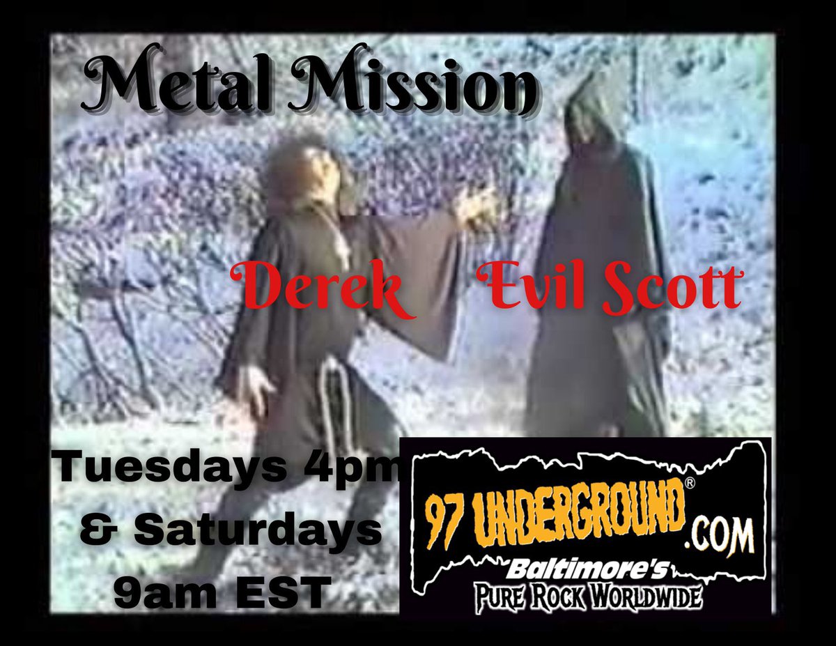 #new #episode today at 4pm featuring #doommetal #protodoom #protometal #heavymetal #stonermetal @97underground @ZombieRitual97