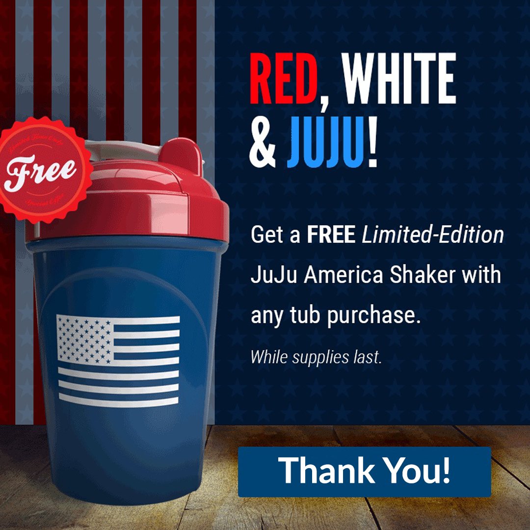 WeAreJuJu's tweet photo. Get a free Murica Shaker! Head to the site
https://t.co/Hx98pnQ8ND https://t.co/6876kXS9vt