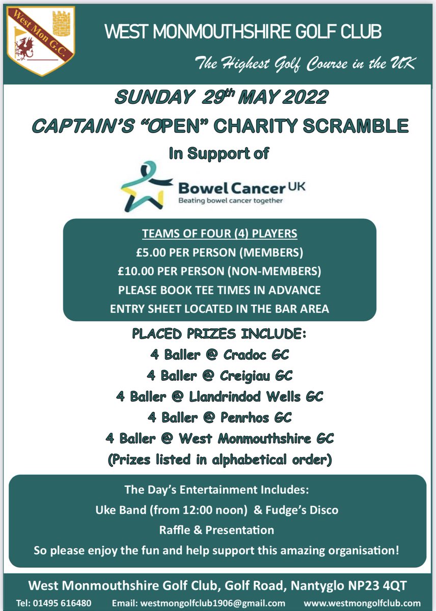 West Monmouthshire Golf Club tweet media