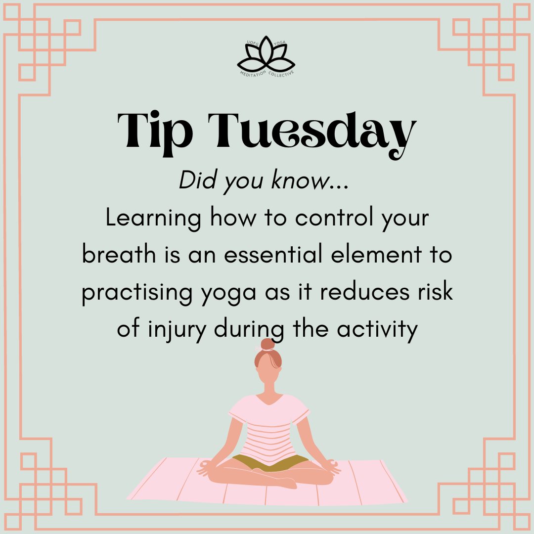 YogaUofg's tweet photo. Practising to control your breath can go a long way in yoga and meditation!
#yoga #meditation #uofg #tiptuesday https://t.co/uUgAEPIM4W