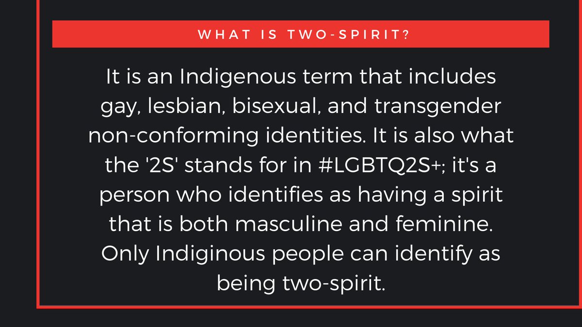 ONTSpecialNeeds's tweet image. What is two-spirit?