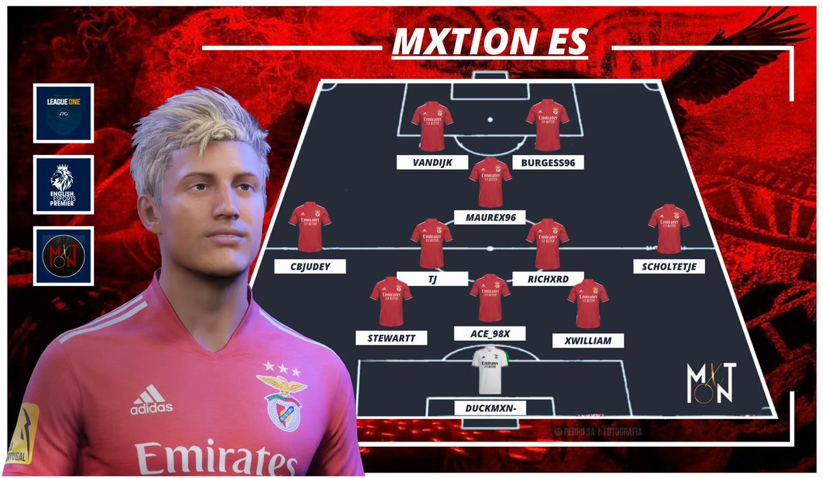 MXTION eSports (@esportsmxtion) on Twitter photo Tonights team news for matchday 14: tonight sees the debut of <a href="/RichxrdWAFC/">Richard</a> with the lads hoping to kick on from maximum points last night, best of luck.
Teamsheet update:
<a href="/JudePierce4/">Comunicado ๐ฌ๐ญ</a> out
<a href="/zCeadith/">zCeadith</a> in
๐จGFX: <a href="/IKunAguero10I/">IKunAguero-10I โญ๐ฎ ๐ธ๐ฎ</a> Tonights team news for matchday 14: tonight sees the debut of <a href="/RichxrdWAFC/">Richard</a> with the lads hoping to kick on from maximum points last night, best of luck.
Teamsheet update:
<a href="/JudePierce4/">Comunicado ๐ฌ๐ญ</a> out
<a href="/zCeadith/">zCeadith</a> in
๐จGFX: <a href="/IKunAguero10I/">IKunAguero-10I โญ๐ฎ ๐ธ๐ฎ</a>