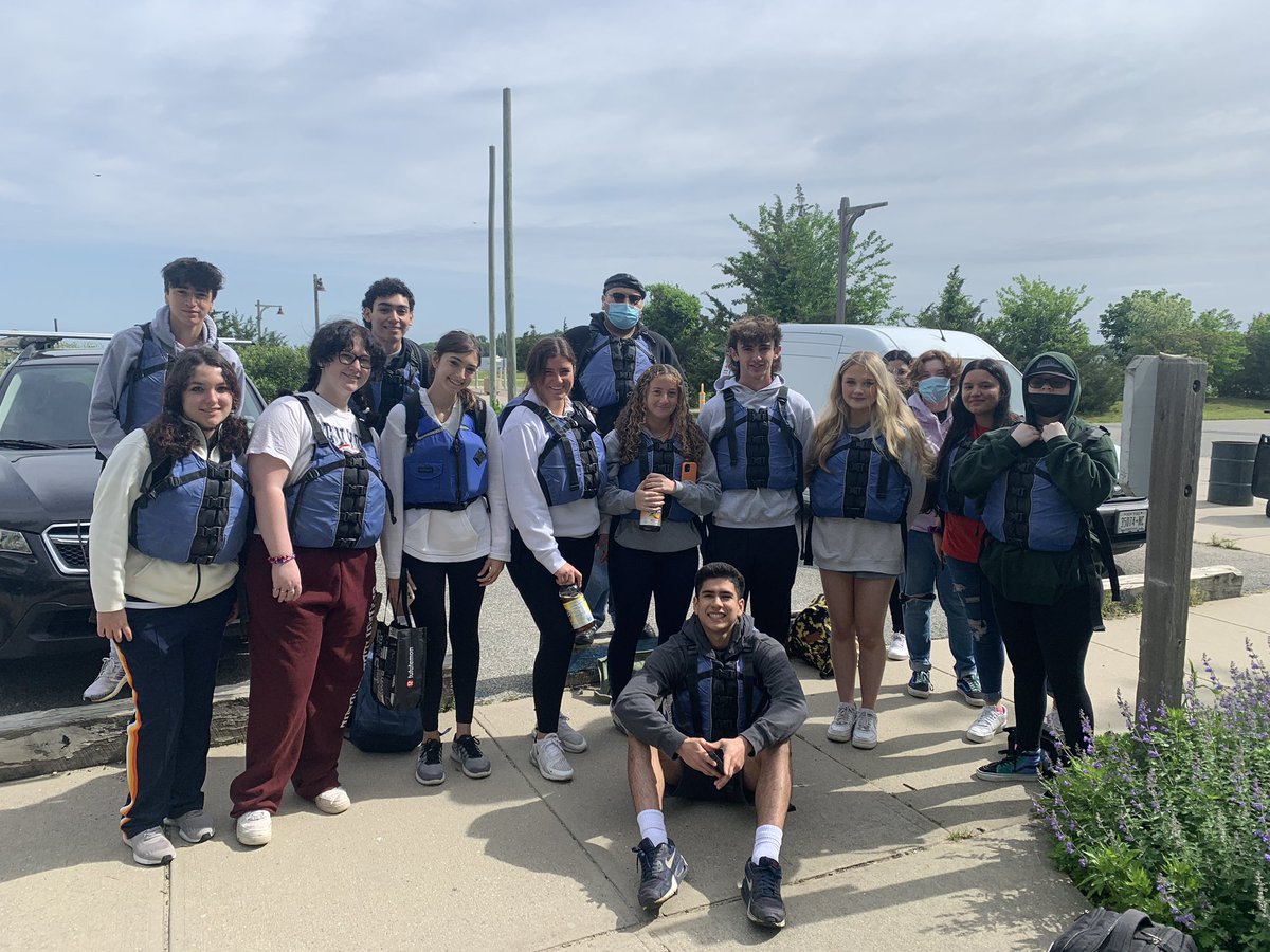 ObenTech's tweet image. Marine Biology fieldwork on the historic Christeen! @OBENSchools @OysterBayHS