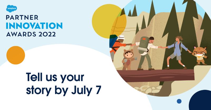 partnerforce's tweet photo. 📣 You're doing amazing things and it's time to let us know. The 2022 Partner Innovation Awards submission process is open through July 7— and award winners will be announced this year at Dreamforce. #SalesforcePIA22