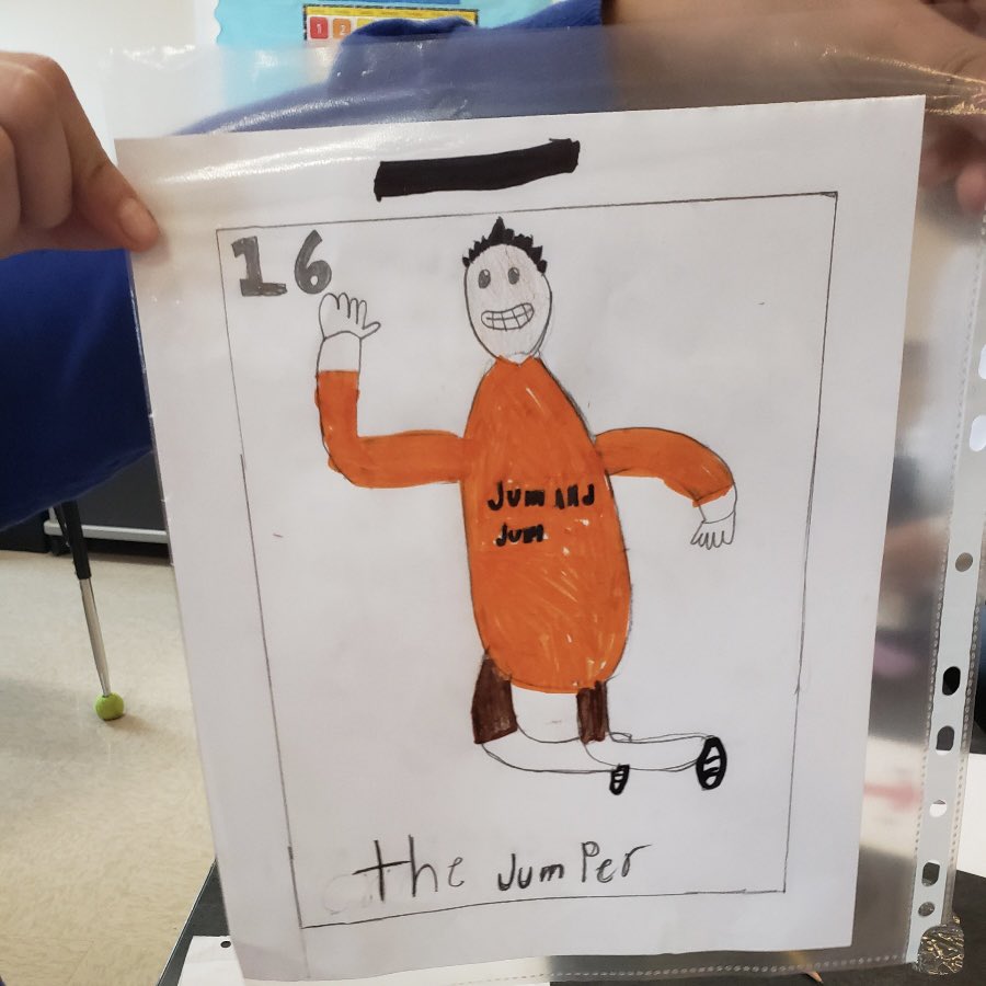 GT4thGrade's tweet photo. Lotería Self Portrait Card: drawing and writing about ourselves with @traceyhabla ✍️ @GTGrizzlyBears https://t.co/ZlTrQx2NlI