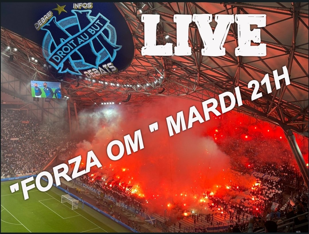 🚨LIVE MAINTENANT 

-OM-RCSA 
-Bilan de la saison de l'Olympique de Marseille ( joueurs, staff)
-Le départ de Kamara

Avec 
<a href="/Mode55489648/">titi ( c’est toi le boss)</a>

Venez débattre avec nous <a href="/OMdebatsinfos/">𝑶𝑴𝒅𝒆́𝒃𝒂𝒕𝒔𝒊𝒏𝒇𝒐𝒔</a> 

Twitch ⬇️
twitch.tv/omdebatsinfos?…

Et YouTube ⬇️
youtube.com/channel/UCYHjI…

FORZA OM 💙🤍

#TeamOM