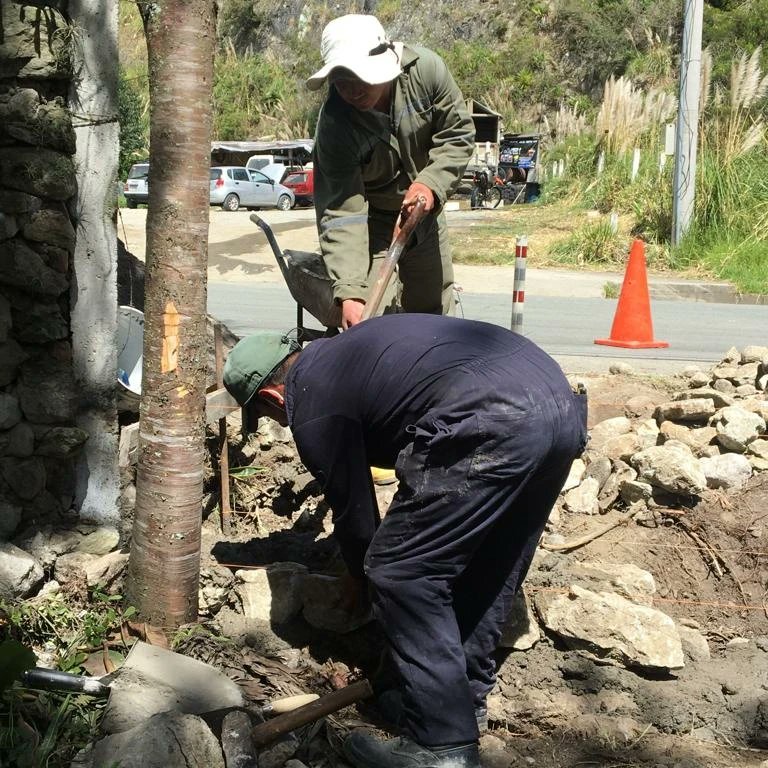 mguachapala's tweet photo. 🚧 Obras Públicas

Nuestro equipo de trabajo continúa en la intervención y recuperación de camineras públicas en el sector La Macarena.

Mejorando los espacios públicos para nuestra gente.

#TrabajamosConElCorazón ❤️ 
#PanchoLuzuriagaAlcalde https://t.co/JJMk2EoUKY