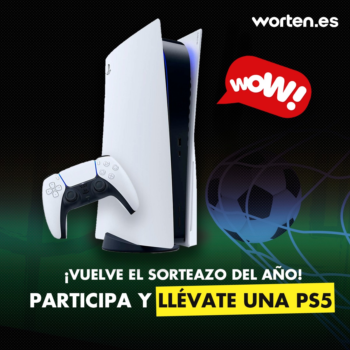 [SORTEAZO] No creo, pero voy a soltar otro tuit de sorteo y me la juego. Para celebrar los 100K seguidores, si este tuit llega a 5K RT incluyo un juego o accesorio. Final #UCL  ¿Madrid? ¿Liverpool? ¿Otro?

1. Sigue a <a href="/WortenES/">Worten</a>
2. RT
3. Dinos qué equipo gana + HT #WortenChampions