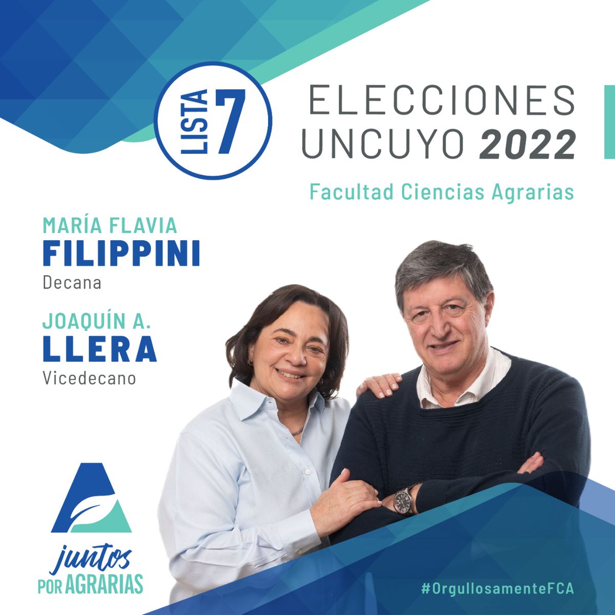 Estamos listos para continuar trabajando por el futuro de nuestra #FCA
Acompañanos el próximo 9 de junio, acercándote a votar:

#Lista7 ➡️ Juntos por Agrarias 🍃

#EleccionesUNCUYO #UNCUYO2022 #JuntosxAgrarias