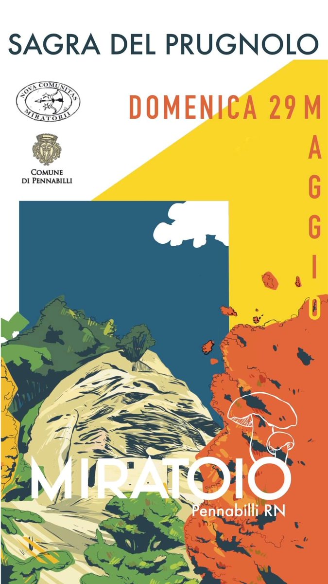 Pro Loco Pennabilli (@iatpennabilli) on Twitter photo Domenica 29 maggio 2022 a ๐๐ข๐ซ๐๐ญ๐จ๐ข๐จ di Pennabilli torna la ๐๐๐ ๐ซ๐ ๐๐๐ฅ ๐๐ซ๐ฎ๐ ๐ง๐จ๐ฅ๐จ XXXV edizione!
Un appuntamento per riscoprire i sapori e le tradizioni della terra!
#sagradelprugnolo #funghi #prugnolo #Miratoio #Pennabilli #artistiinpiazza #sagre Domenica 29 maggio 2022 a ๐๐ข๐ซ๐๐ญ๐จ๐ข๐จ di Pennabilli torna la ๐๐๐ ๐ซ๐ ๐๐๐ฅ ๐๐ซ๐ฎ๐ ๐ง๐จ๐ฅ๐จ XXXV edizione!
Un appuntamento per riscoprire i sapori e le tradizioni della terra!
#sagradelprugnolo #funghi #prugnolo #Miratoio #Pennabilli #artistiinpiazza #sagre
