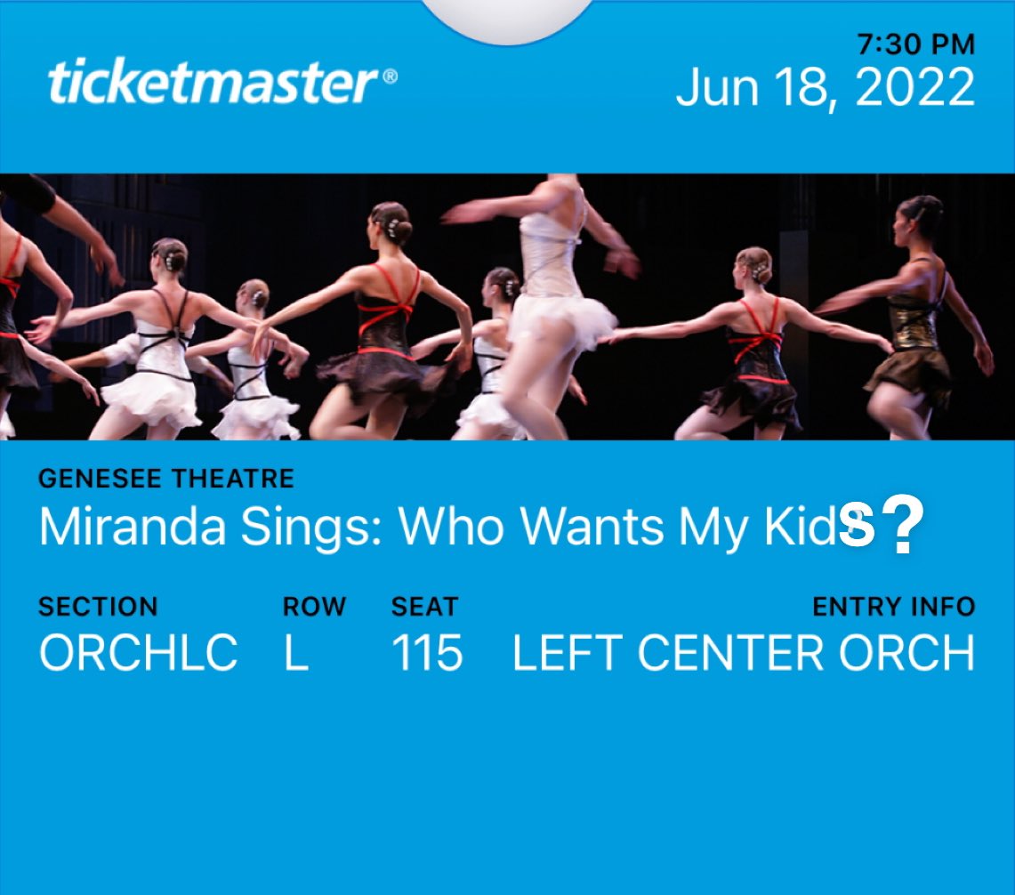 I fixed it for you! <a href="/ColleenB123/">Colleen Ballinger🎗</a> Also that’s where my wife and I are sitting just in case you wanted to know 😂