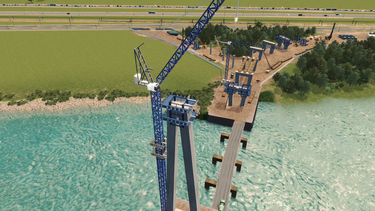 TimelapseVideo1's tweet photo. Bridge construction
#CitiesSkylines @CitiesSkylines https://t.co/mJ0EoEaA7j