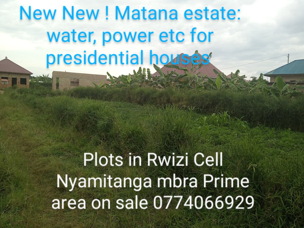 Innovati1Matana's tweet photo. New New. Doctors Village, well developed community in mbra City , plots range from 12m. All facilities available, contact us on 0774066929 https://t.co/J9zIUiI5X5