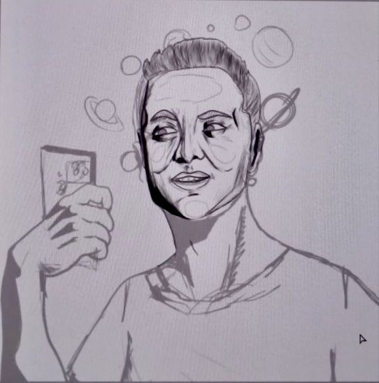 Fiudzh1's tweet photo. Hi everyone, this is my third art 
I decided to do Ilon Mask on it, because for some he is an icon @BakedBerserk @LadyFrupi ❤️ https://t.co/WfZQi3eYTz
