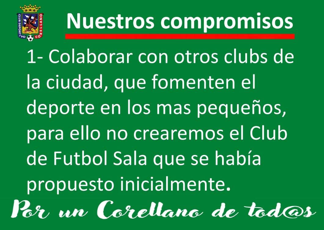 Club Deportivo Corellano (@cdcorellano) on Twitter photo ✍️ Nuestros compromisos - 1⃣ <a href="/cdcorellano/">Club Deportivo Corellano</a> 👏
🔴 #CDCorellano 🔴 #Elecciones2022 🔴 #VaPorTiPapa ✍️ Nuestros compromisos - 1⃣ <a href="/cdcorellano/">Club Deportivo Corellano</a> 👏
🔴 #CDCorellano 🔴 #Elecciones2022 🔴 #VaPorTiPapa