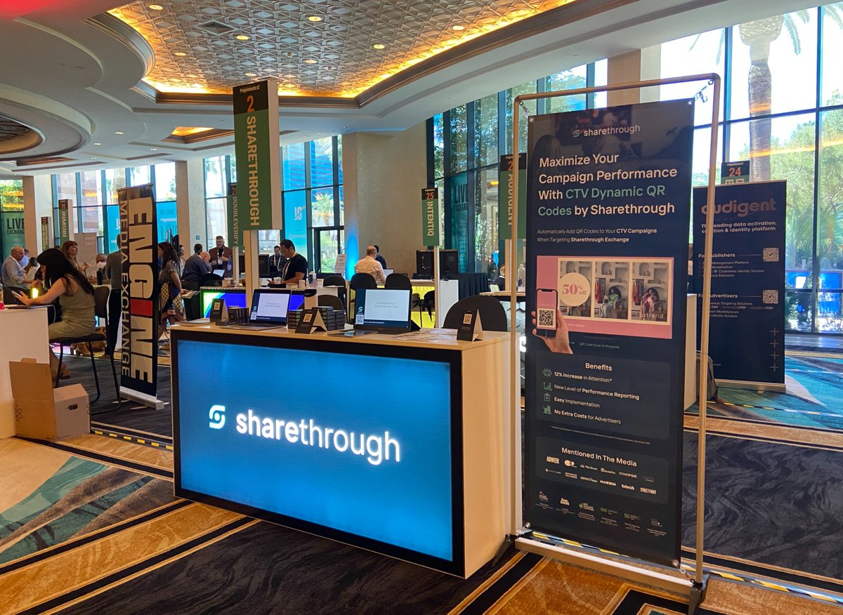 sharethrough's tweet photo. πCome meet Sharethrough at @adexchanger's Programmatic IO in Las Vegas!
π Stop by booth #2 and pick up some Sharethrough swag while you're here!
#PROGIOLV #CTVstrategy #videostrategy #consumerbehavior https://t.co/2lzqcwGpGf
