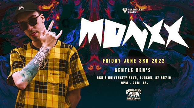 SpectoEnt's tweet image. TICKET GIVEAWAY:
Monxx in Tucson next week 🙌

1. Must follow @spectoent
2. Tag 3 friends below👇
3. RT this tweet