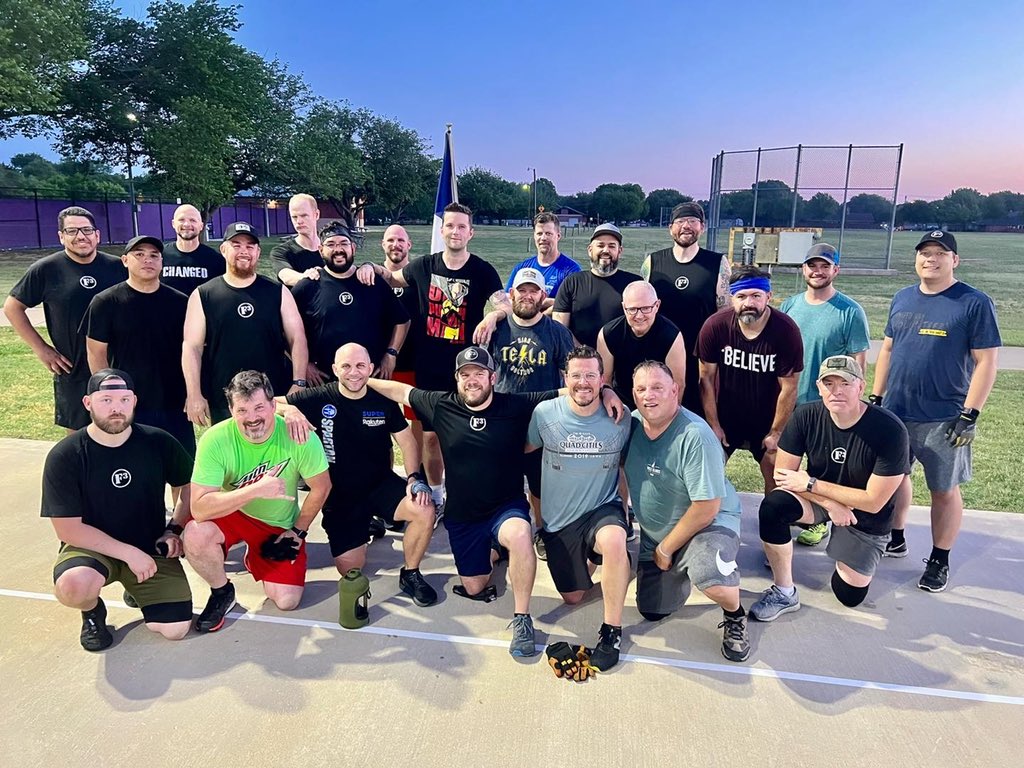 WillRaymond's tweet photo. FELLOWSHIP IS THE 2ND F in F3. The PAX are the essence of F3! Here are some photos from recent beatdowns, which feature our PAX! 
We are so proud of these men!!
🏆🏆🏆🏆
#f3alliance #fellowship #fitnessfellowshipfaith #f3nation https://t.co/hwBgs49GZl