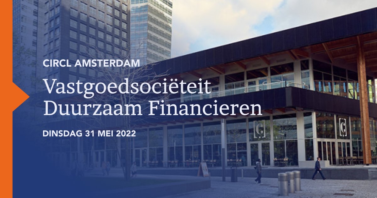 De Vastgoedsociëteit Duurzaam Financieren op 31 mei gaat niet alleen over kennisdelen, maar zeker ook over netwerken. Schuif jij - met gratis introducee - aan voor het netwerkdiner in Circl op de A'damse Zuidas? Schrijf je in: bit.ly/VS_CIRCL
#kennis #netwerk #vastgoed