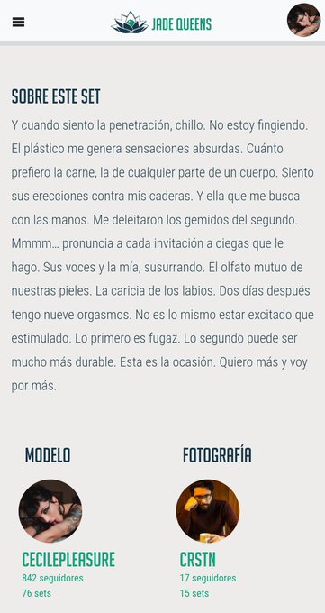 CECILE PLEASURE EXPERIENCE 1. CEREMONIA. Siento sus erecciones contra mis caderas. Me deleitaron los