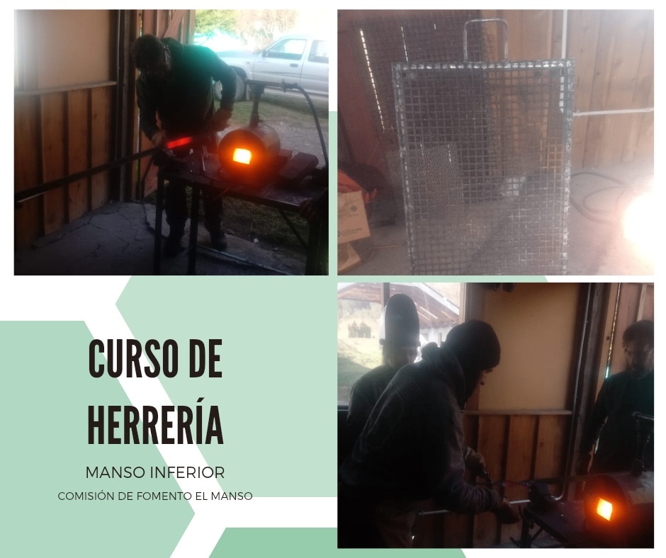 Felicitaciones a los vecinos que participaron del Curso de Herrería dictado en el Galpón de la Comisión de Fomento en El Manso Inferior.
De esta manera nuestra comunidad adquiere nuevos conocimientos para incorporar a su vida cotidiana y aplicar según la necesidad.