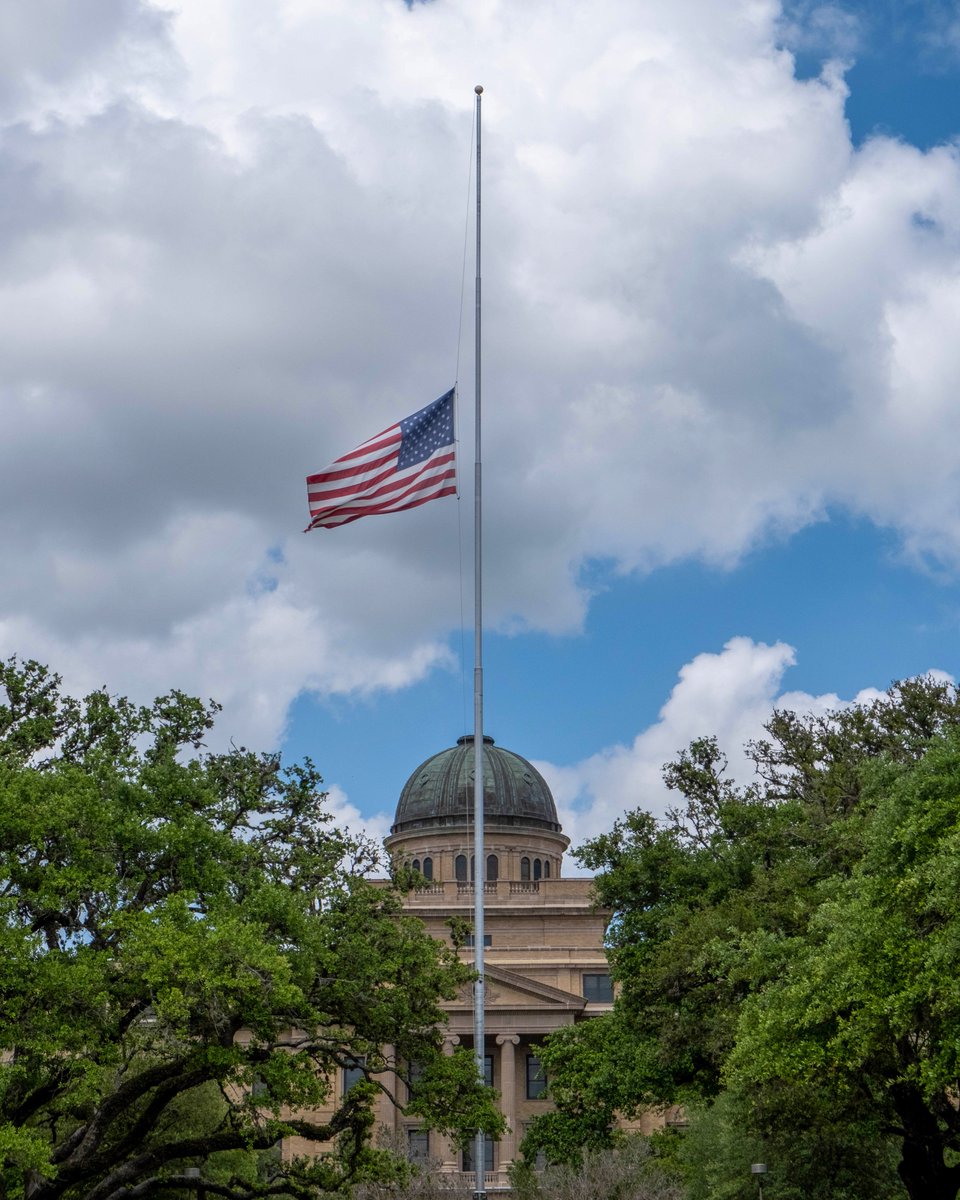 On this #MemorialDay, we remember the nearly 1,400 Aggies and all Americans who have made the ultimate sacrifice for our country. 

We will never forget them and their families. #tamu