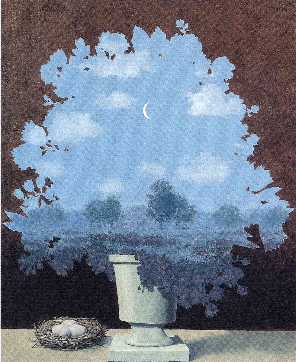 Arteymas_'s tweet photo. La tierra de los milagros, 1964, René Magritte https://t.co/VSDAIYX8wI