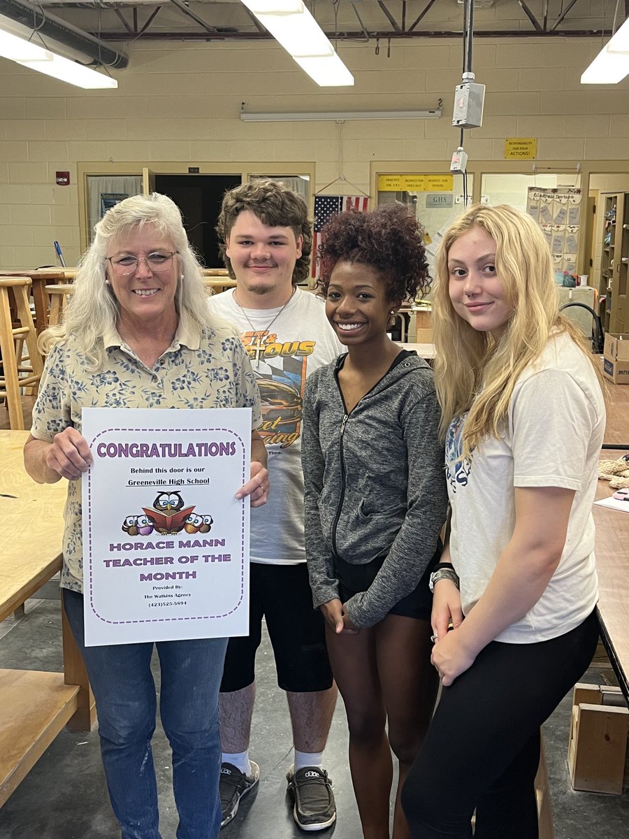 Congratulations to Heather Jones GHS Teacher of the Month