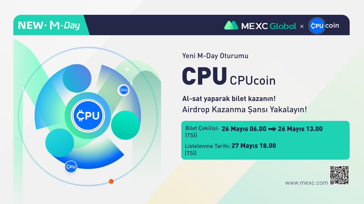 CryptoLuga's tweet photo. Sadece Türk kullanıcılarına özel #MxDay

24-26 Mayıs aralığında en az 300$'lık ticaret hacmi yakalayanlar bilet alma hakkı kazanacak. 1 bilet en az 3x kazanç demek.

#Mexc hesabınız yoksa hesap açın.

https://t.co/BnURi1AYds     Referans Kod: 1EA7D https://t.co/EnybWNKD4G