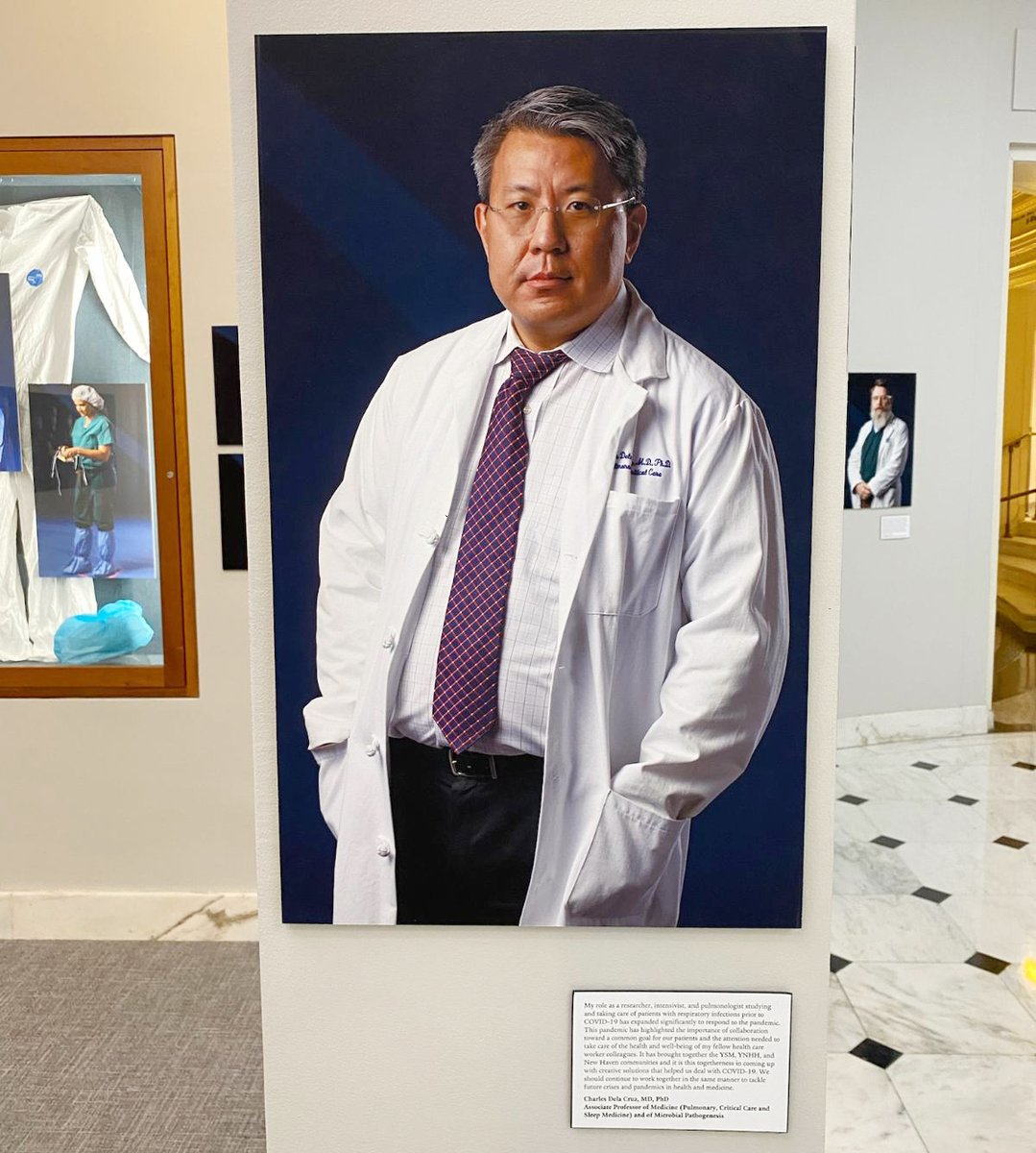 YaleIMed's tweet photo. @DelaCruzYaleMed @YalePCCSM @YaleNephrology 
#PortraitsofStrength #YaleInfectiousDiseases #YaleGIM

8/8 https://t.co/3027Pnq1BE