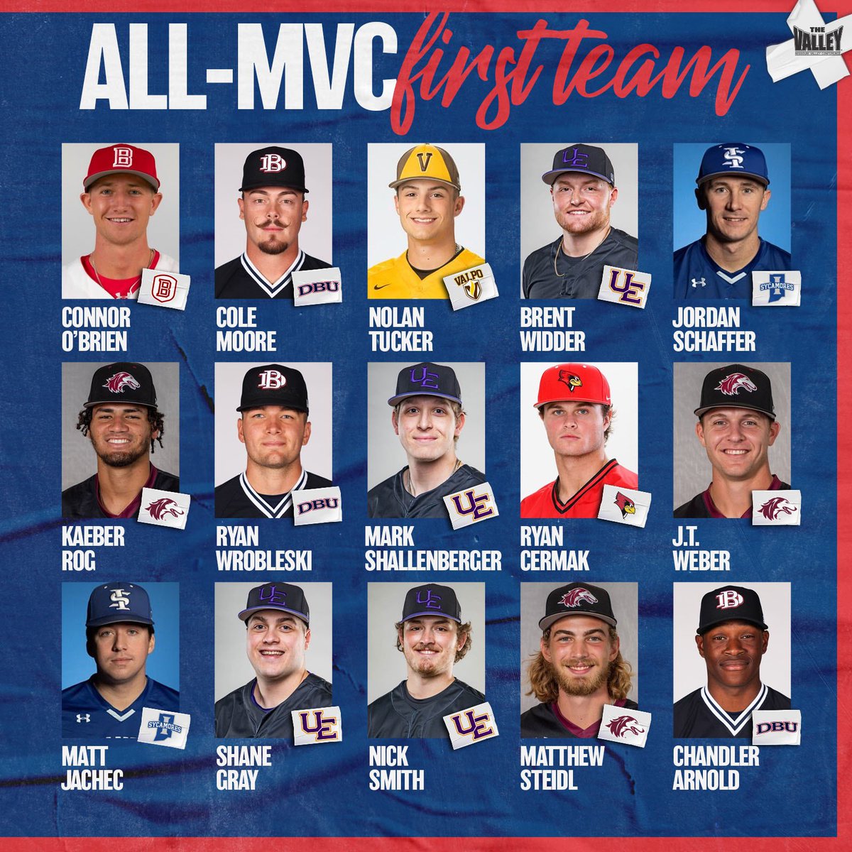 MVCsports's tweet photo. Take a 👀 at our All-#MVCbaseball First Team ⬇️ https://t.co/IOOdCwHoaF