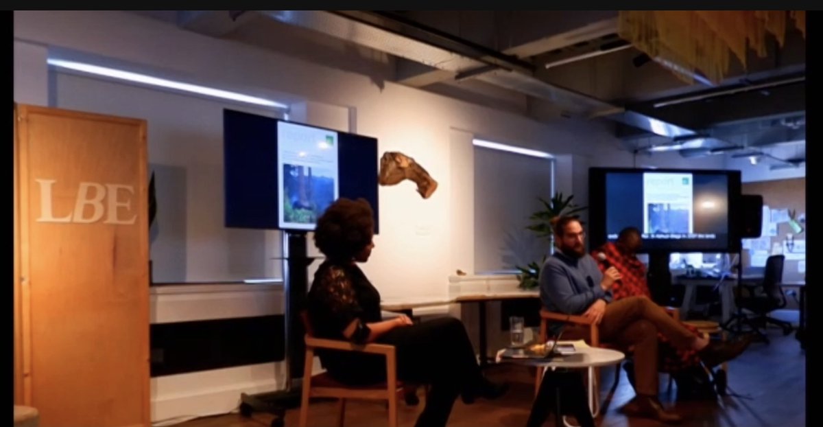 RLabianco's tweet photo. Very interesting intervention by @ColinLuoma on the development of fortress conservation, indigenous peoples’ rights and trauma at “Understanding the Traumas of Fortress Conservation” organised by @LBecologies and chaired by @SamGougsa #Lbexchange https://t.co/LdmzRu6L1i