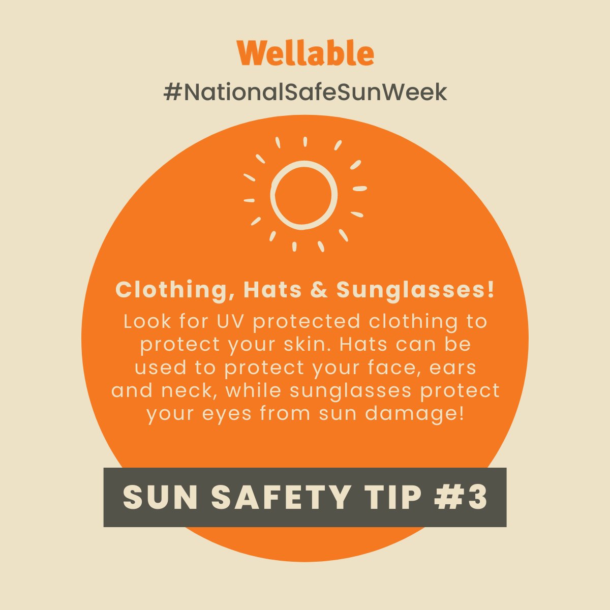 GetWellable's tweet photo. It's #NationalSafeSunWeek! Although there are benefits to sun exposure, there are also many dangers, like an increased risk of skin cancer and aging skin. Here are some quick tips on how to protect yourself from over-exposure👇 https://t.co/4lfvVIsIFs
