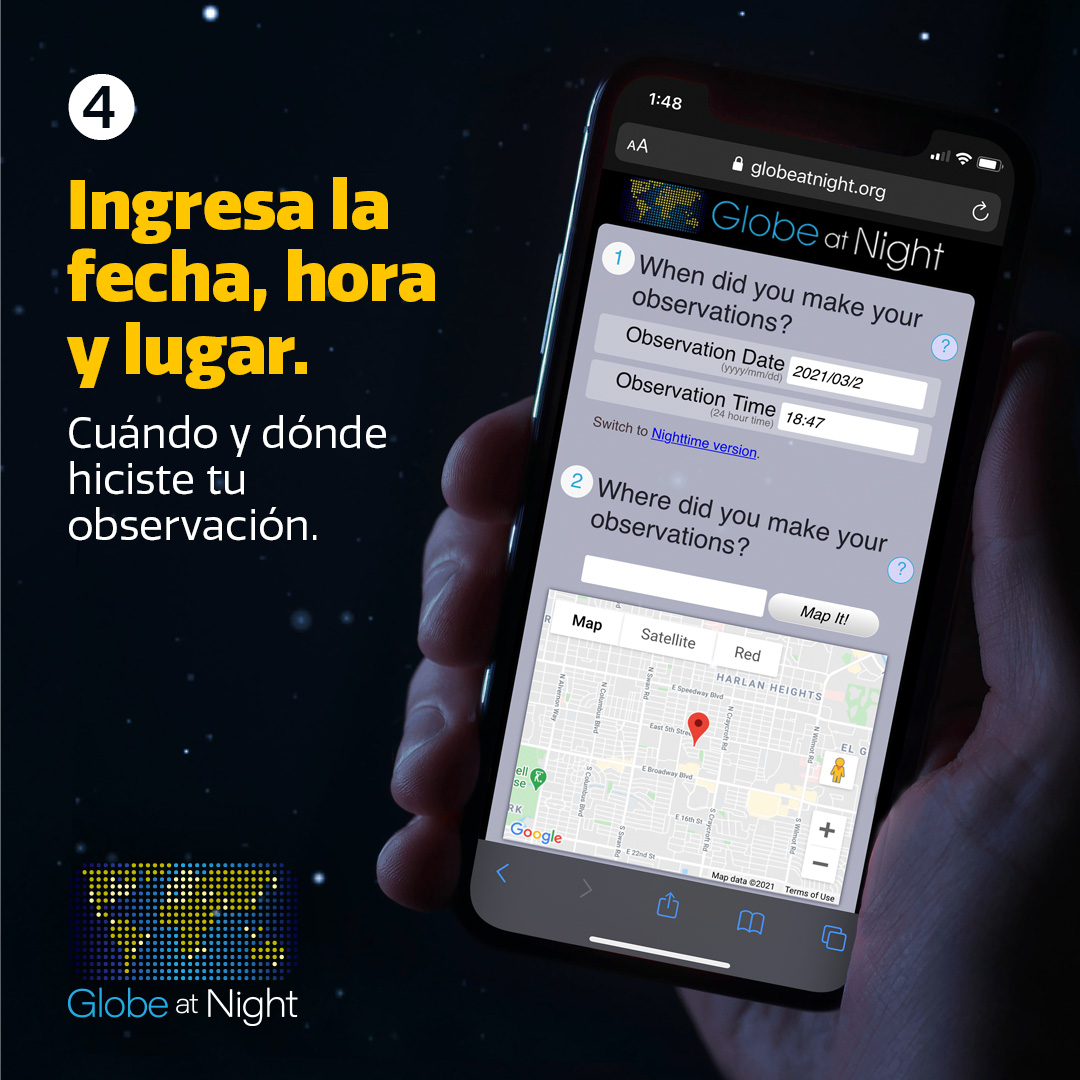 NOIRLabAstroES's tweet photo. Del 21 al 30 de mayo de 2022, ayuda a aumentar la conciencia pública sobre el impacto de la contaminación lumínica midiendo el brillo del cielo nocturno en tu área desde un computador, tablet o smartphone https://t.co/IhwNVXtT3T
#NOIRLab #NSFstories #Astronomía #GlobeAtNight https://t.co/WFO2akZxdt