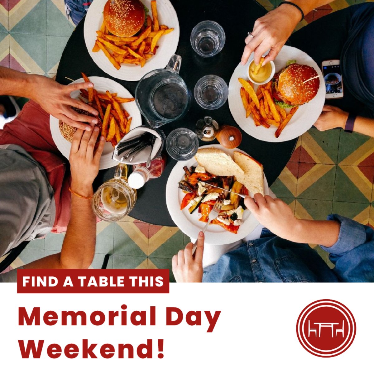 shareatableapp's tweet image. Celebrate the long weekend by inviting people to join the party through our app:  IOS App link: apps.apple.com/us/app/share-a…  Android App link: play.google.com/store/apps/det…  #ShareATable #MemorialDay #MemorialDayWeekend #MeetNewPeople #SocialNetworkingApp