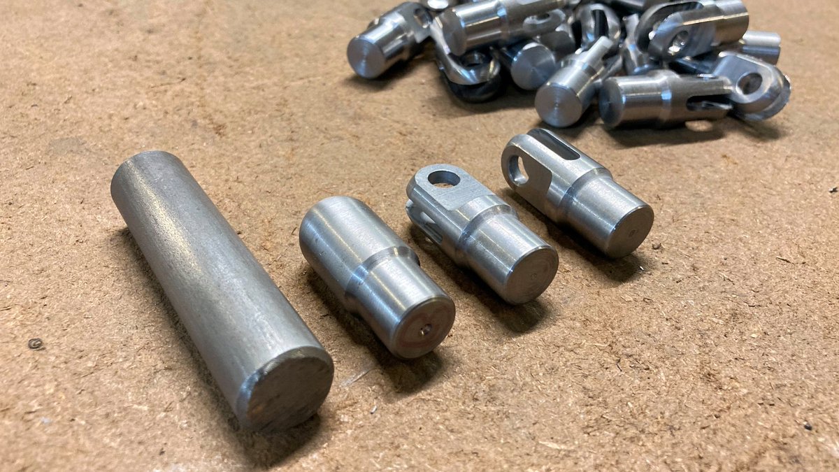 Our full service machine shop produces precision components for the @prishow & commercial clients. Here are some of the weld-on tube clevis end production steps. Made in the USA. #machineshop #machining #CNC #swperformancegroup #clevisend
#performanceracingindustry #dragracing