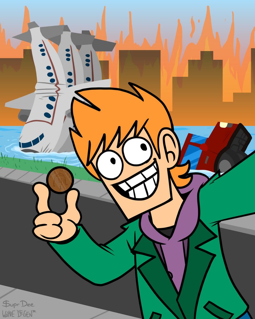 Eddsworld on X: Yesterday was #LuckyPennyDay! Matt was so excited