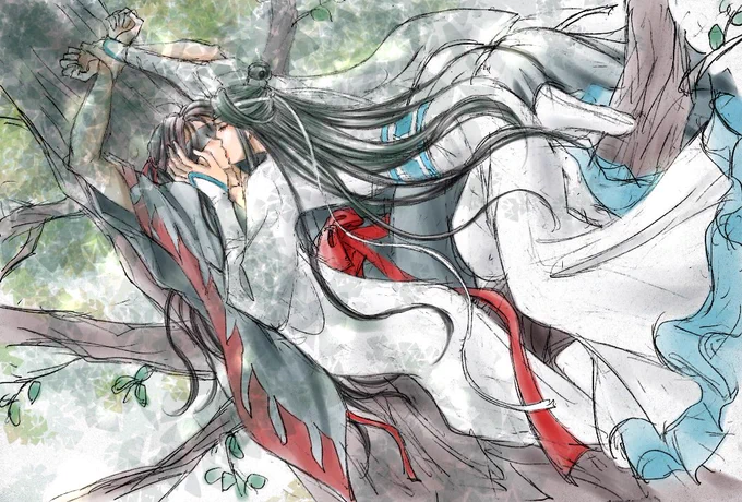 ファーストキス
#魔道祖師 #mdzs
#忘羨 #一日一忘羨 