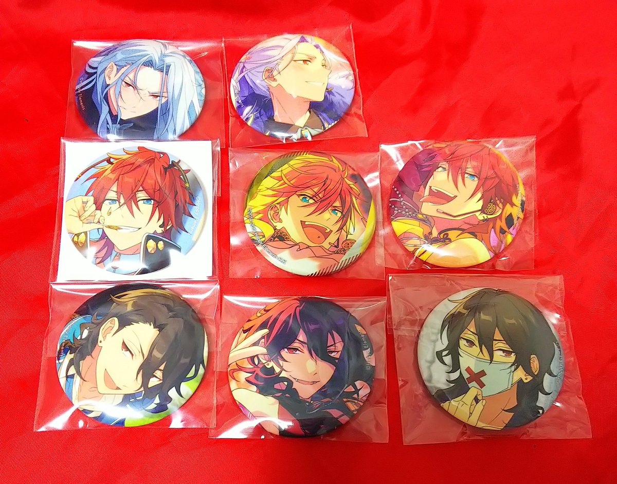 tokiadtune's tweet photo. 【交換譲渡】あんスタ イベコレ缶 スタステ缶 5周年 キャラバッジ

譲 ジュン 英智 桃李 こはく 嵐 日和 ひなた 奏汰 ゆうた 宙 斑 真緒 つむぎ レオ HiMERU こはく 晃牙 颯馬 スバル

求 画像3枚目 凪砂 燐音 零
定価＋送料(1部単体不可のものあり) https://t.co/Frtj4hsxv5