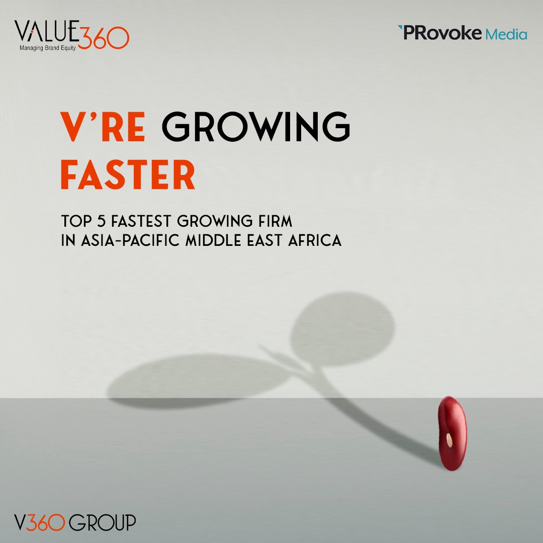 V360 Group (@value_360) on Twitter photo Yet another feather in the cap, humbled and excited to be a part of the "Top 5 Fastest Growing Firms" list by <a href="/Provoke_News/">PRovoke Media</a> in Asia Pacific, Middle East and Africa.
Read more: provokemedia.com/ranking-and-da…
#Value360 #Milestones #Faster #Better #Stronger #GrowingTogether #CommsTech Yet another feather in the cap, humbled and excited to be a part of the "Top 5 Fastest Growing Firms" list by <a href="/Provoke_News/">PRovoke Media</a> in Asia Pacific, Middle East and Africa.
Read more: provokemedia.com/ranking-and-da…
#Value360 #Milestones #Faster #Better #Stronger #GrowingTogether #CommsTech