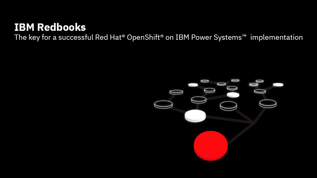 Enjoy getting technical #IBMRedbooks to help you build your hybrid cloud infrastructure plans with #RedHat #OpenShift on #IBM #PowerSystems. stwb.co/przaapz